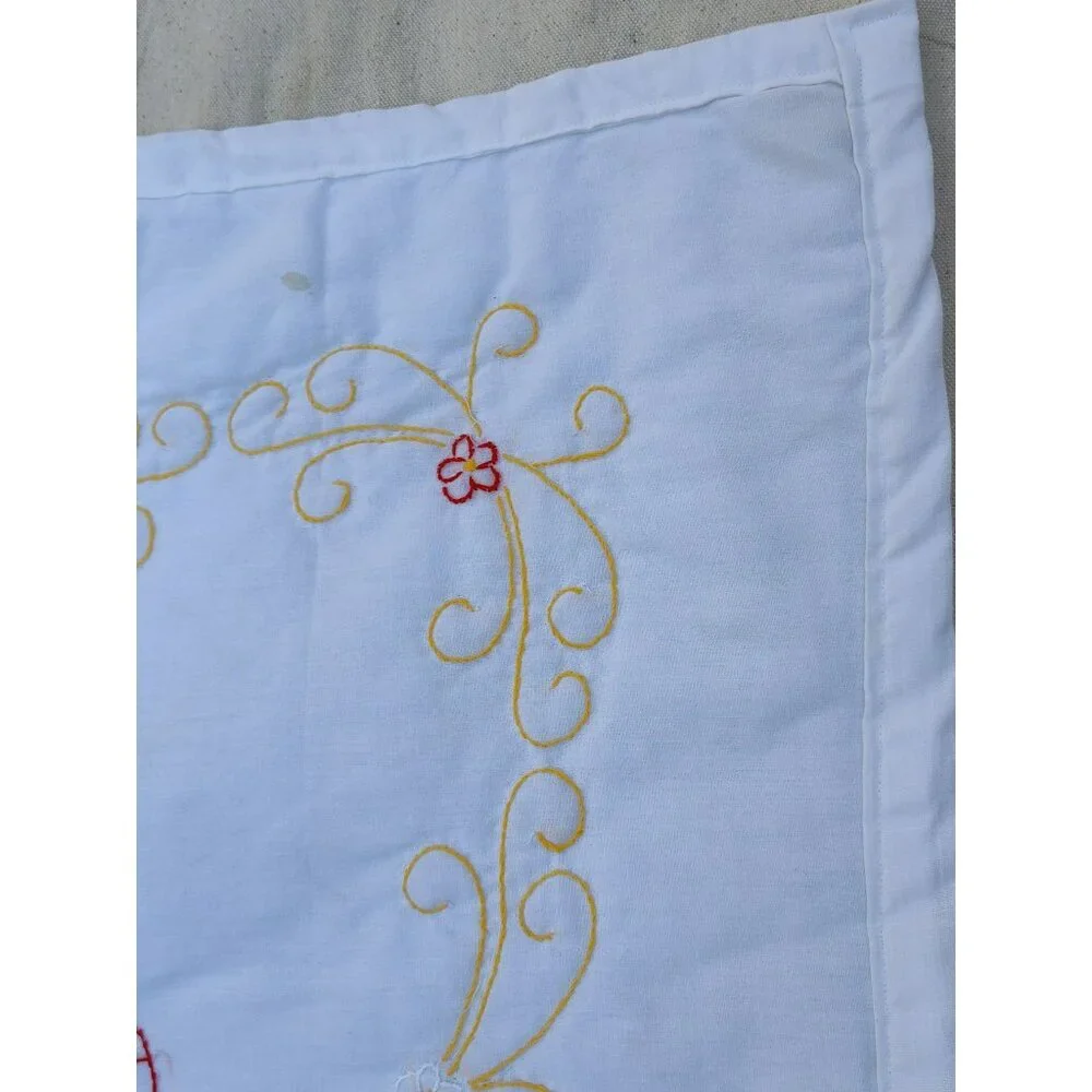 Handmade Baby Quilt, Embroidered Castle Carriage Once Upon a Time, 39